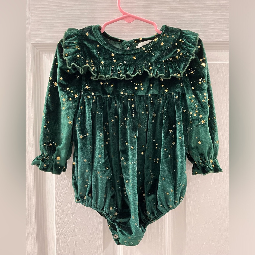 Green Velvet Christmas Bubble
